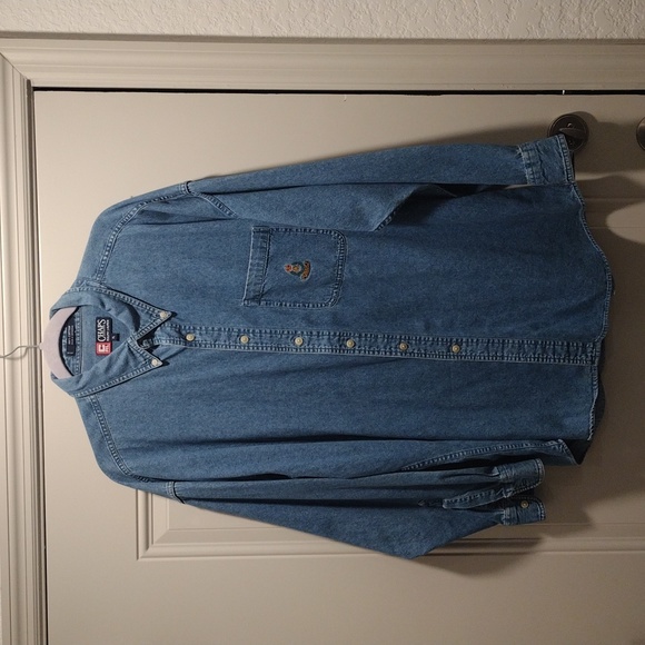 Chap by Ralph Lauren Men's XL denim button down shirt - Picture 1 of 7